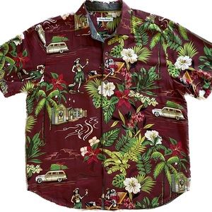 Tommy Bahama Christmas Santa and Hula Girl